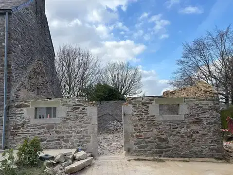 mur en pierre sèche Landerneau-1